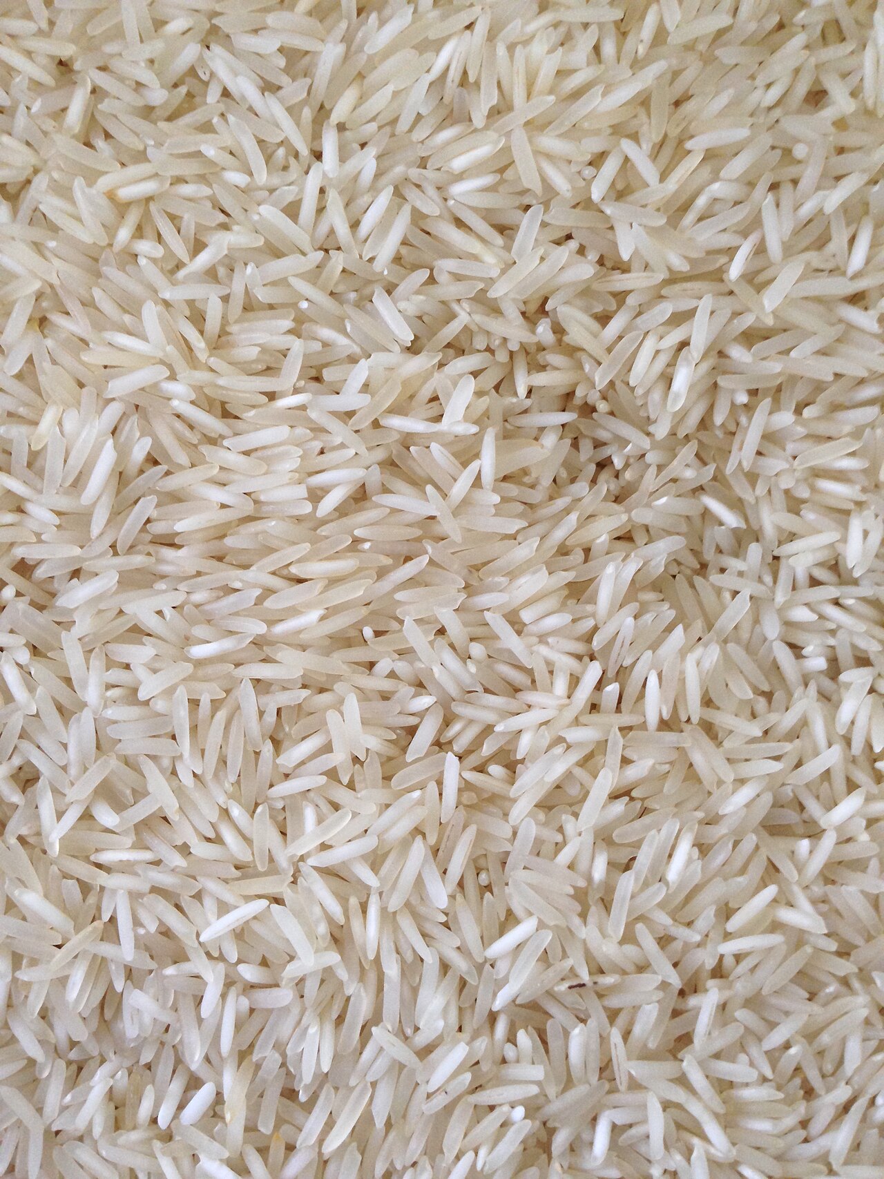 Long-grain basmati rice
