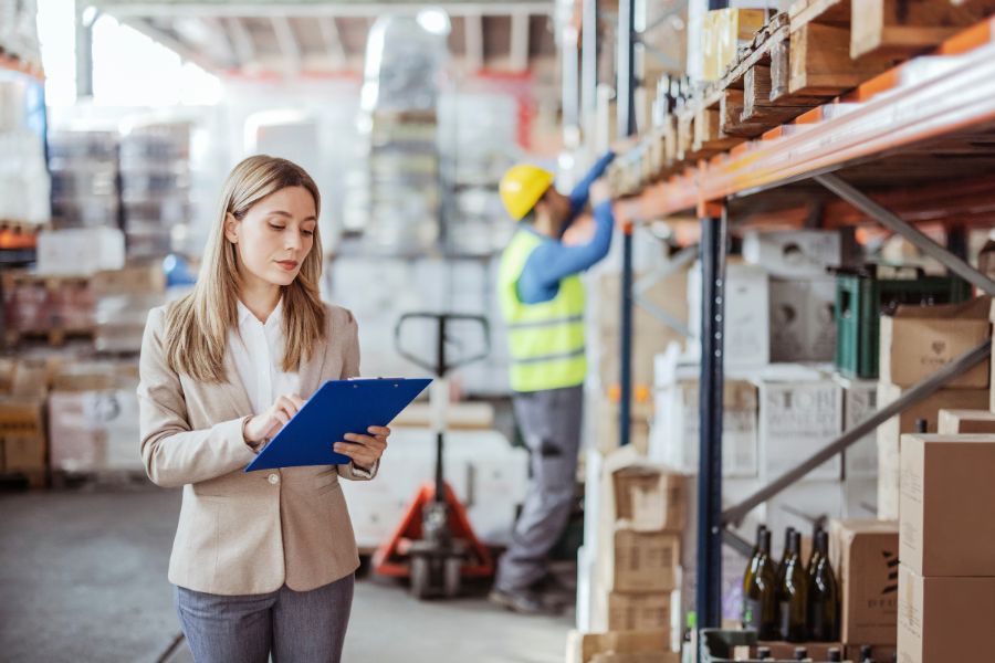 Quality inspection in a sourcing warehouse